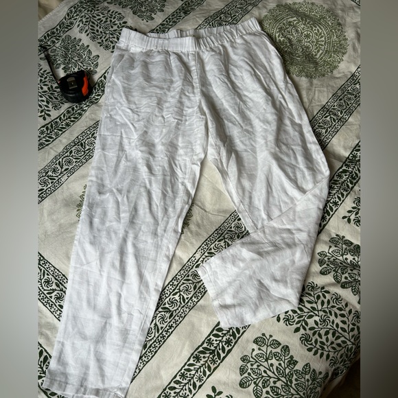 Pants - Eileen Fisher linen pants.